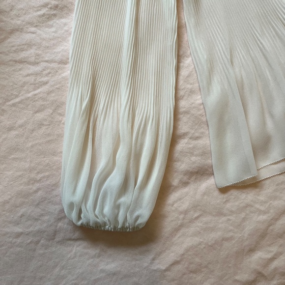 Aritzia Wilfred⎜BARBARA BLOUSE⎜LIGHT BIRCH - Picture 12 of 16